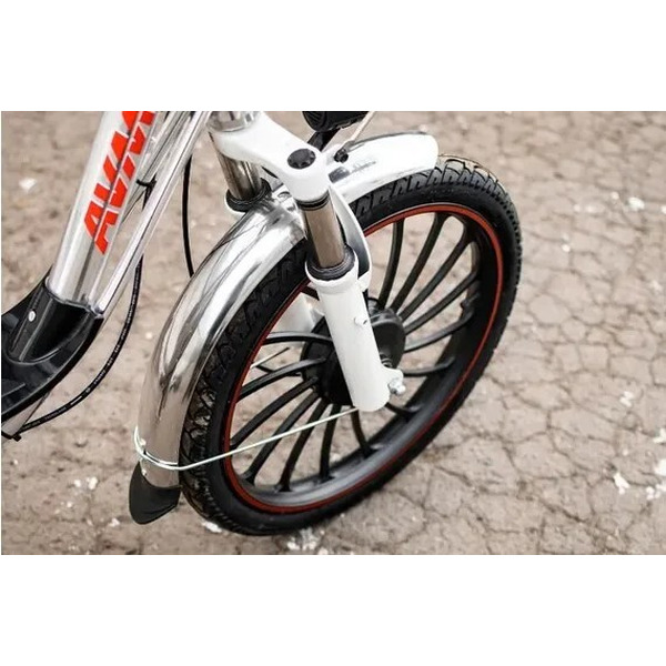 Электровелосипед AVM E-ALFA 20 Pro (серебристый)