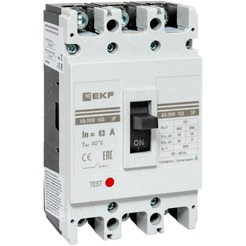 Выключатель автоматический EKF ВА-99М 100/63А 3P 35кА