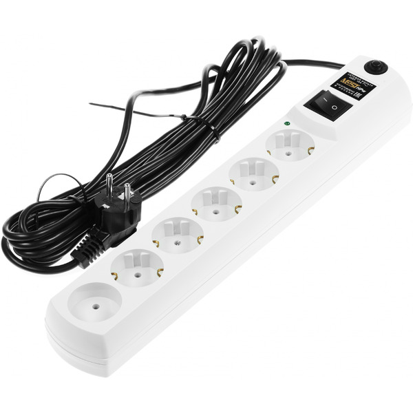 Сетевой фильтр Most HPw 5м (6 розеток) белый