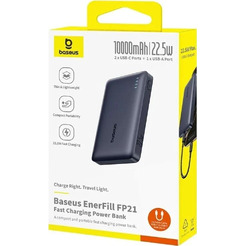 Внешний аккумулятор Baseus EnerFill FP21 P1008210D123-00 22.5W 10000mAh (черный)