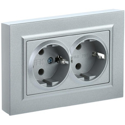 Розетка IEK Brite РС12-3-БрС