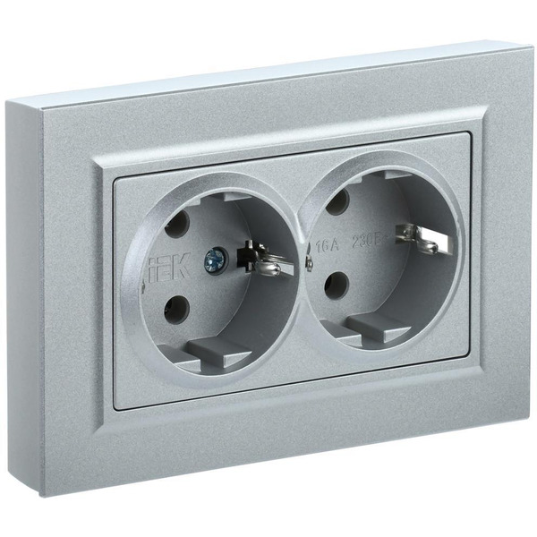 Розетка IEK Brite РС12-3-БрС