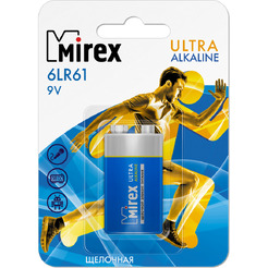 Батарейка Mirex Ultra Alkaline Крона 1 шт 6LR6-E1