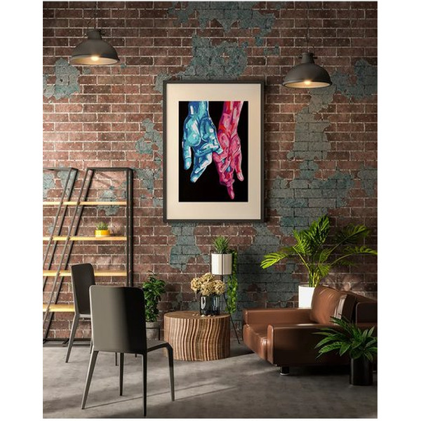 Картина по номерам PaintLine Руки PL-00158