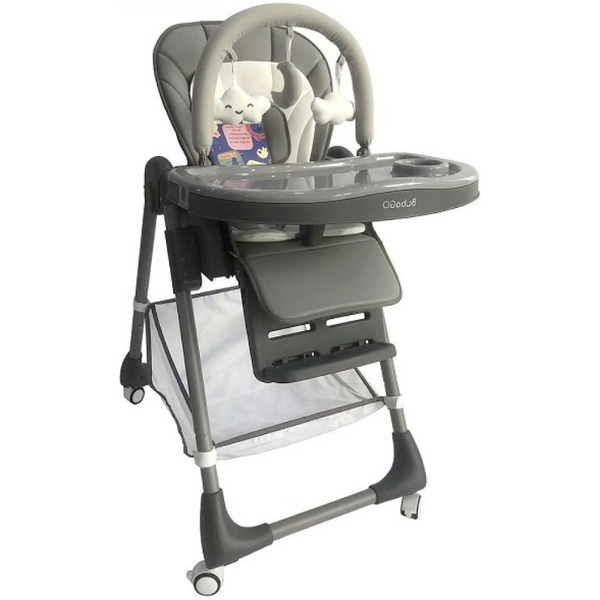 Стульчик для кормления BubaGo Amelia BG 103-2 (светло-серый)