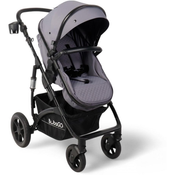 Детская универсальная коляска Bubago Zoom 2 в 1 BG 135-B-2 (темно-серый)