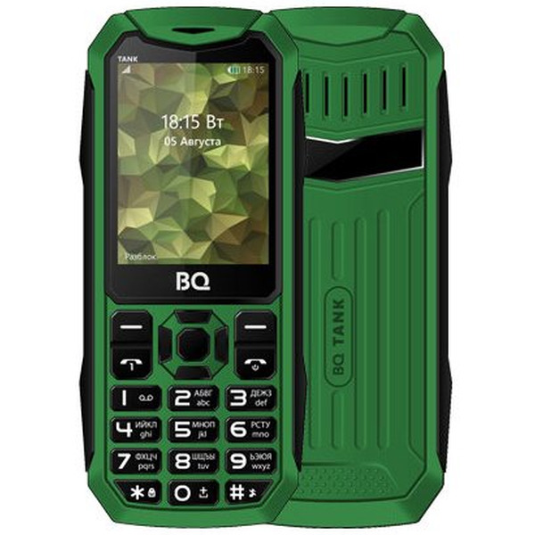 Мобильный телефон BQ BQ-2428 Tank Зеленый