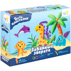 Набор для детской лепки GENIO KIDS-ART Забавные зверята TA2045