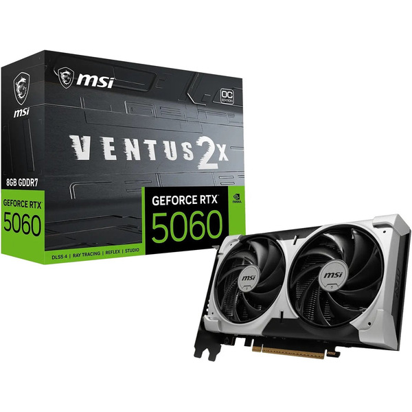 Видеокарта MSI GeForce RTX 5060 8G Ventus 2X OC V1