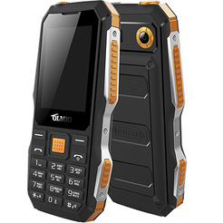 Мобильный телефон Olmio X04 (черный/оранжевый)