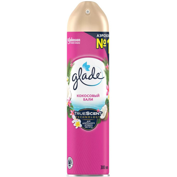 Освежитель воздуха Glade Кокосовый Бали, 300мл