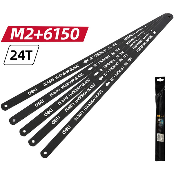 Набор полотен для ножовки Deli EDL4673