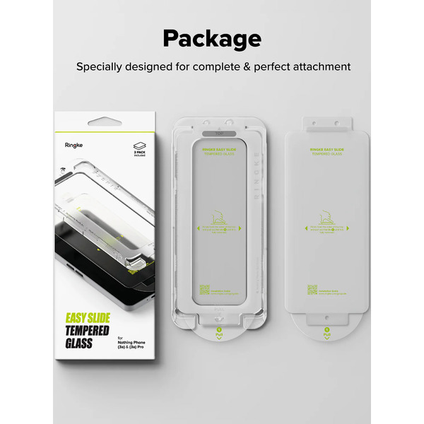 Защитное стекло Ringke EASY SLIDE 2шт для Nothing Phone (3a)