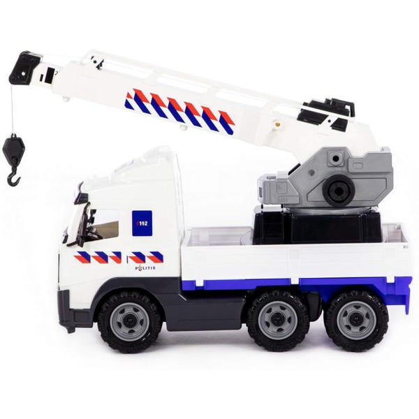 Автомобиль-кран с поворотной платформой полицейский (NL) Полесье 77318