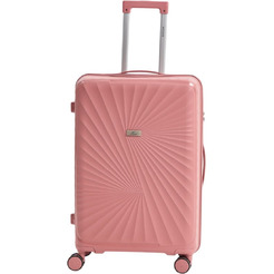 Чемодан на колесах L'case Cancun 25 (M, розовый)