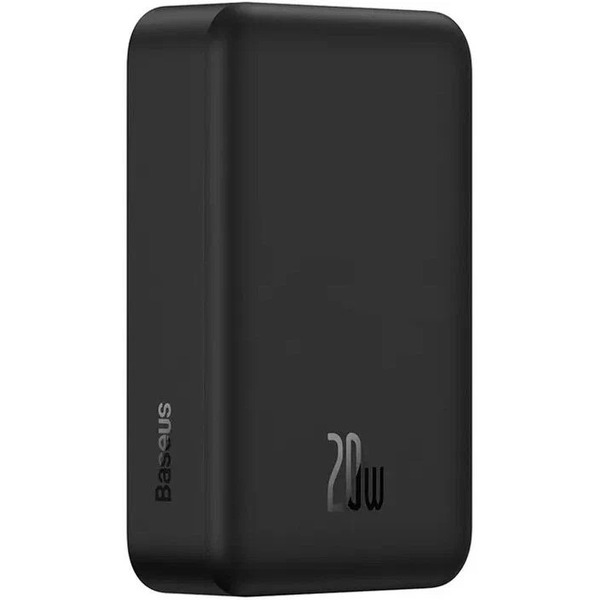 Внешний аккумулятор Baseus Magnetic Mini Wireless Fast Charge Power Bank 20W 20000mAh (черный)