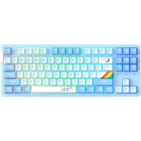Клавиатура Dareu A87X (синий/белый)