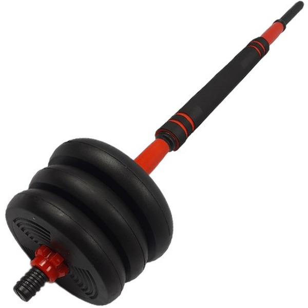 Набор гантелей AMETIST со штангой и гирями 6в1 20 кг