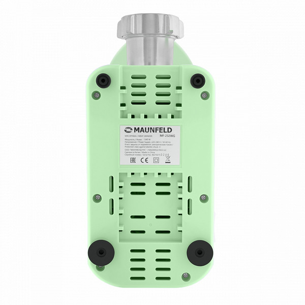 Мясорубка MAUNFELD MF-232WG (белый/зеленый)