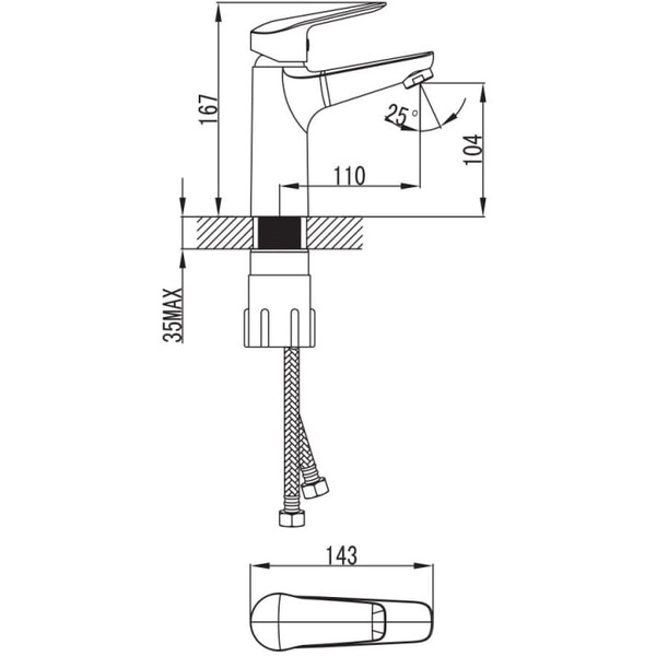 Смеситель IDDIS Torr TORSB00i08