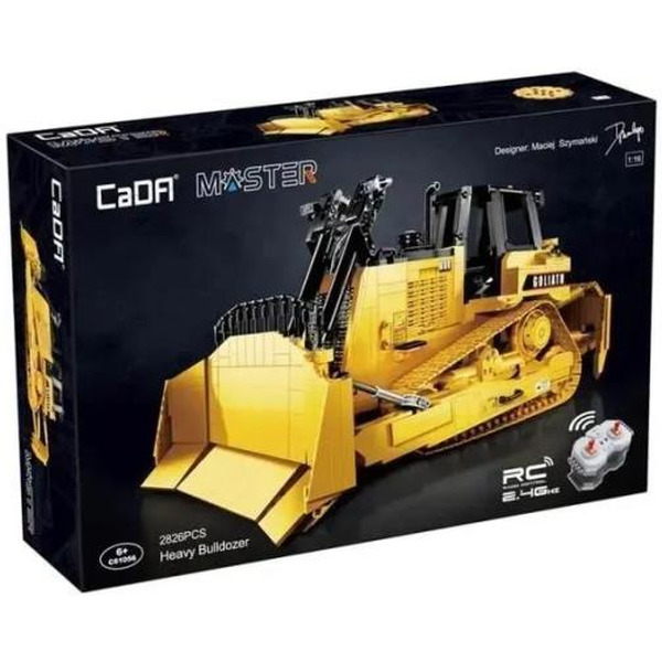 Радиоуправляемый конструктор CaDa бульдозер Heavy Bulldozer C61056W