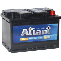Автомобильный аккумулятор Atlant Blue R+ (75 А·ч)