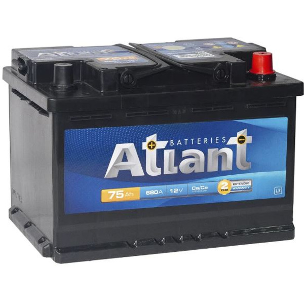 Автомобильный аккумулятор Atlant Blue R+ (75 А·ч)