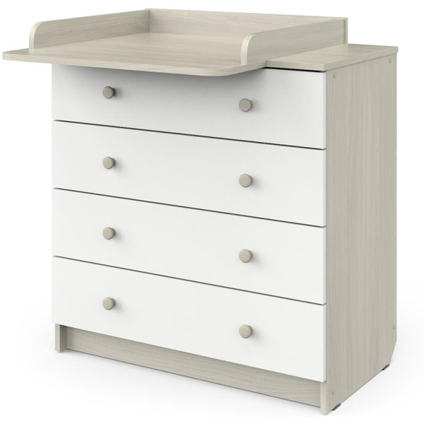 Детский комод Атон Odin (шимо светлый/белый)