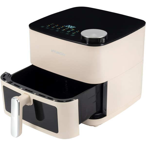 Аэрогриль Hyundai HYF-9088 (кремовый/серебристый)
