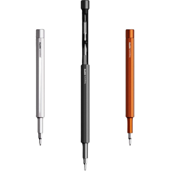 Отвёртка с набором бит HOTO Pocket Precision Screwdriver SE (черный)