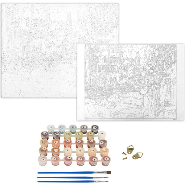 Картина по номерам Остров Сокровищ Огни большого города 662910