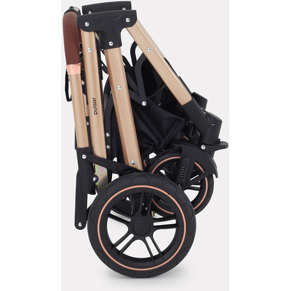 Детская универсальная коляска Rant Basic Pulsar Gold 2 в 1 RA160 (черный)