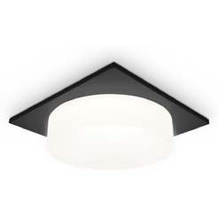 Точечный светильник Ambrella light TN1316 SBK/FR (черный песок/белый матовый)