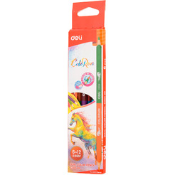 Карандаши цветные 6/12 цв Color Run C00500
