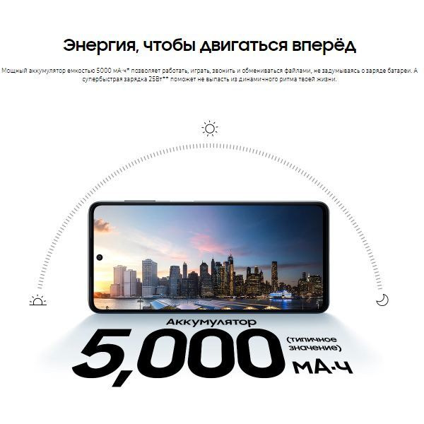 Смартфон Samsung Galaxy M52 6GB/128GB (черный)