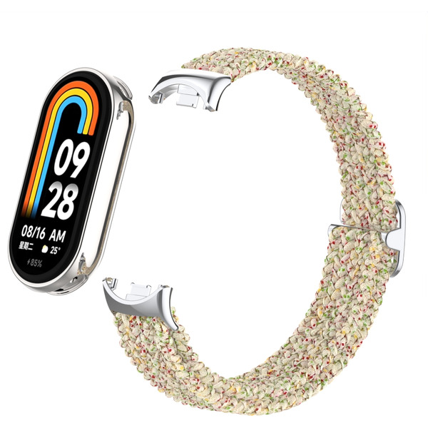 Ремешок Bingo Braided для Xiaomi Mi Band 8 (песочный в крапинку)