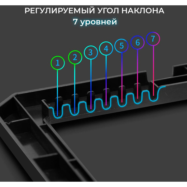 Подставка для ноутбука EVOLUTION LCS-06 RGB