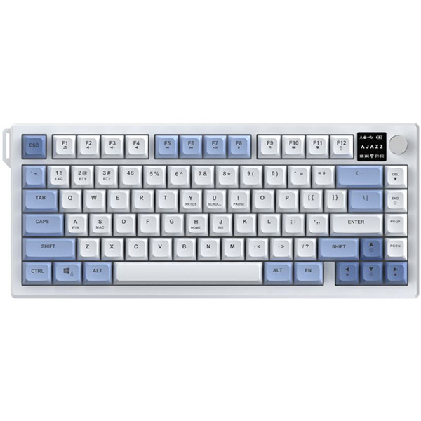Клавиатура AJAZZ AF82 (белый/синий)