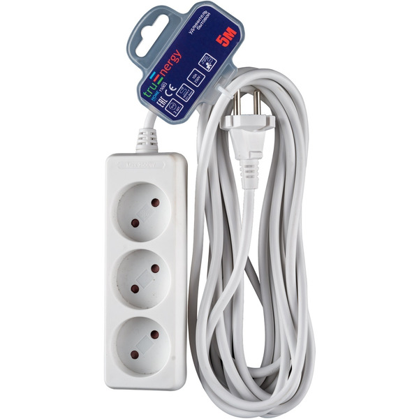 Удлинитель TruEnergy 15003 (5 м, белый)