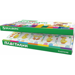 Пластилин BRAUBERG KIDS 106679 (44 цв.)
