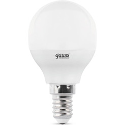 Лампа Gauss LED Globe 6.5W E14 3000K 105101107