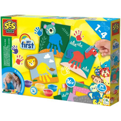 Набор пальчиковых красок для рисования SES Creative My first " Мир животных" 14443 (4 цвета)