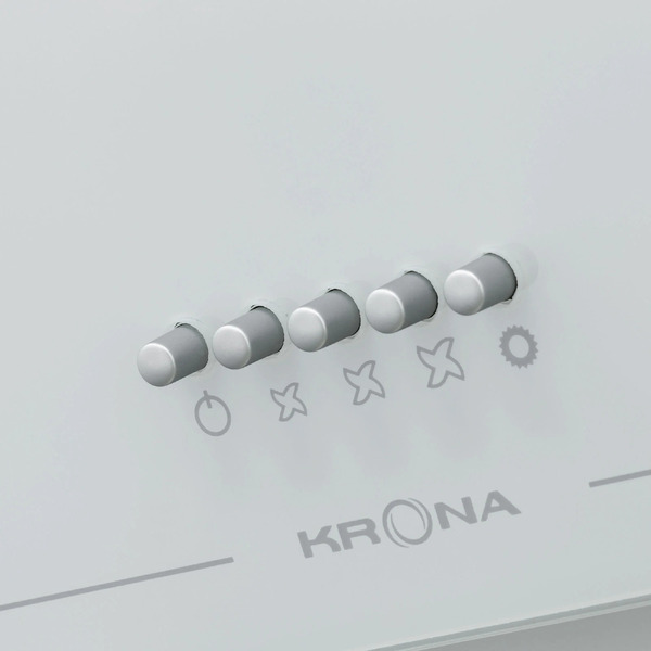 Кухонная вытяжка Krona Jina 500 PB V2 (белый)