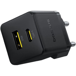 Сетевое зарядное Baseus Palm Fast Charger C+U 30W EU P1011160A113-00 (черный)