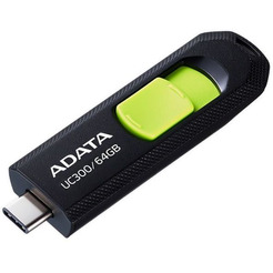 Флеш диск A-Data ACHO-UC300-64G-RBK/GN