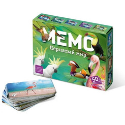 Детская настольная игра Нескучные игры Мемо. Пернатый мир
