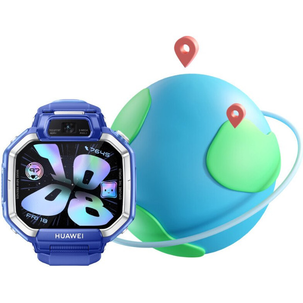 Детские умные часы Huawei Watch Kids X1 DRА-L10 (синий, с синим ремешком)