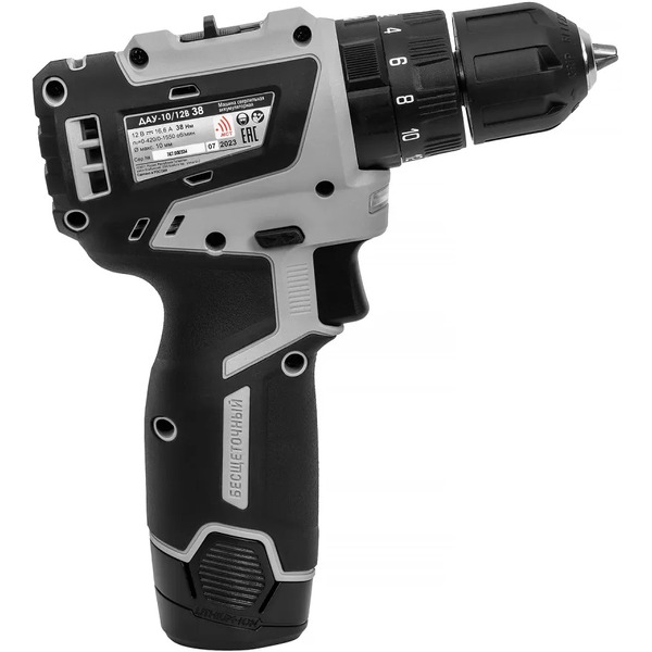 Дрель-шуруповерт Интерскол ДАУ-10/12В (767.2.2.45)