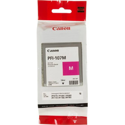 Чернильница CANON PFI 107M для принтера IPF 670/770/780/785 пурпурная (130 мл)