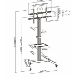 Стойка для телевизора Ultramounts UM307W